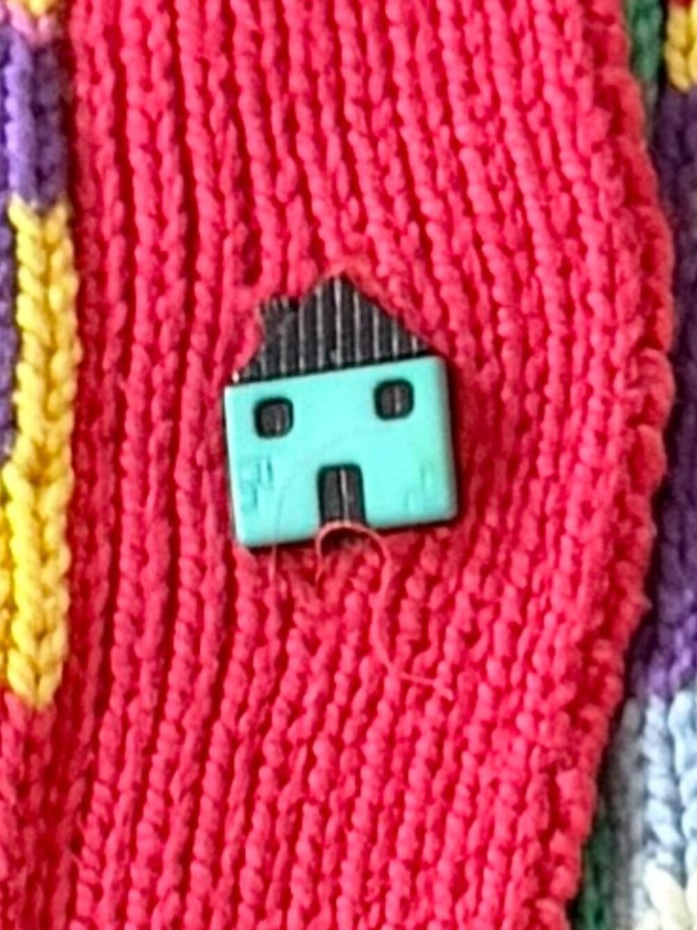 Vintage Christine Foley House Cardigan Cottagecore Sweater Sz 2 Hong Kong - Picture 5 of 11